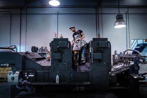  printing machine & equipment.